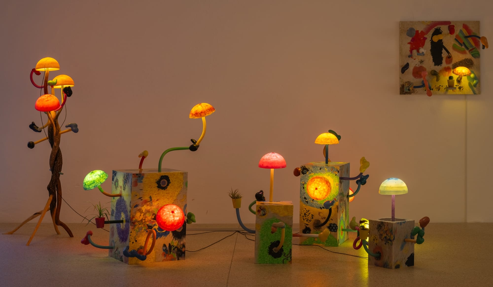 Glowing Plastic Spores Spring from Invasive Vines in Mika Rottenberg’s ‘Vibrant Matter’
